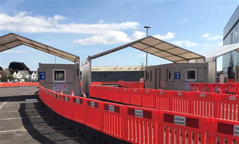 Garic site welfare units